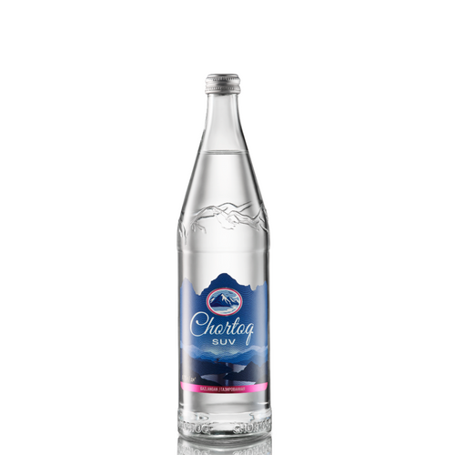 Artizian water sparkling in Glass