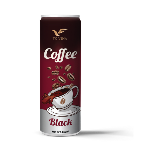 250ml TCVN Canned Black Coffee Drink