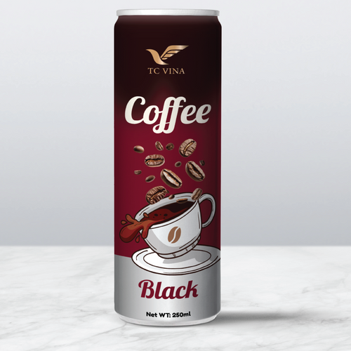 250ml TCVN Canned Black Coffee Drink