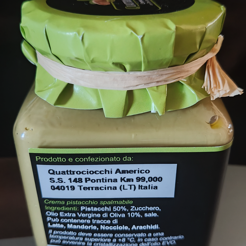 Pistachio cream