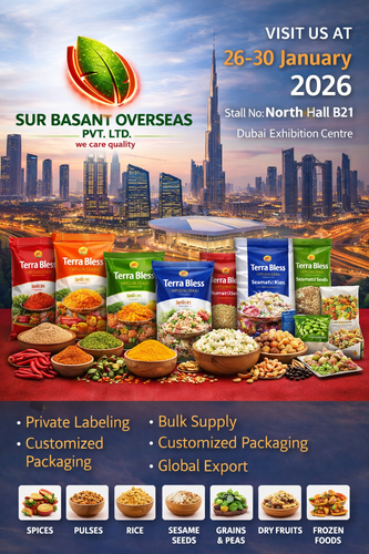 Sur Basant Overseas Pvt. Ltd. Showcases Premium Indian Agri Products at Gulfood 2026