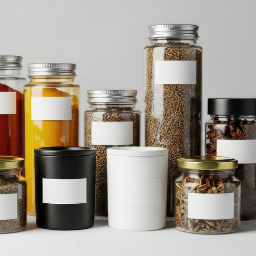 Premium Jar & Bottle Packaging for Powders & Loose Products
