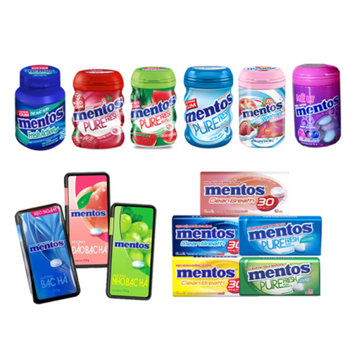Mentos Chewy Candy, Mentos Gum, Mentos Candy Sugar Free
