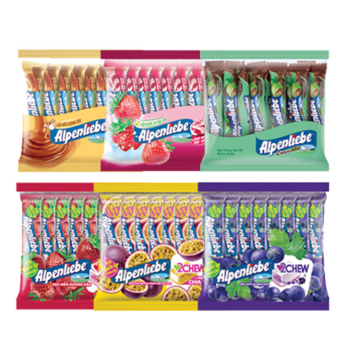 Alpenliebe Candy (Hard Candy & Chewy Candy 2chew) Snack Food & Beverage