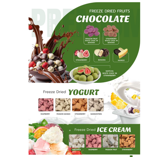 Freeze Dried Fruits Coat Chocolate