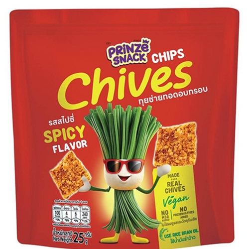Chives Chips Spicy Flavor 25g