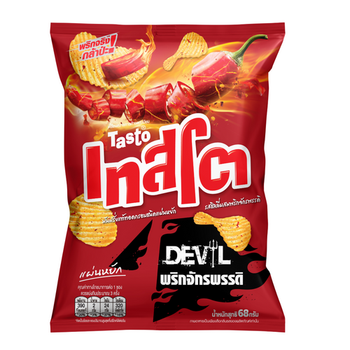 Tasto Devil Chilli and Emperor Chilli Ridge Cut