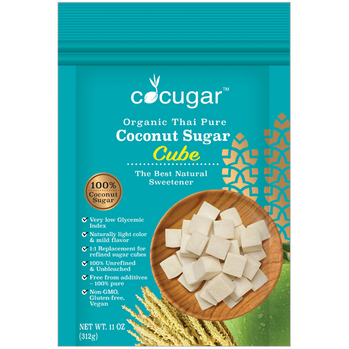 Organic Thai Pure Coconut Sugar Cube