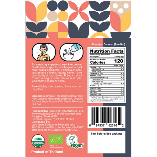 Organic Superfood Puff Cubes - Original