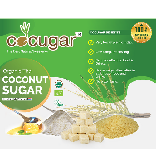 Cocugar Organic Thai Pure Coconut Sugar