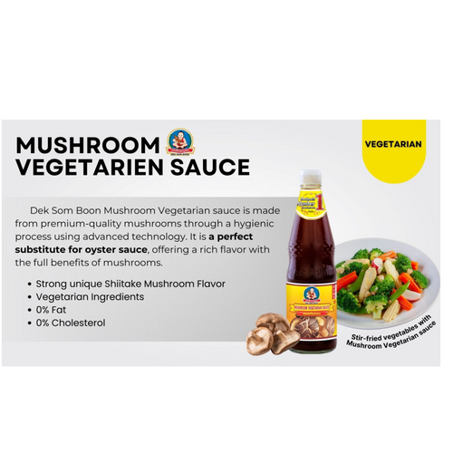 OYSTER SAUCE & VEGETARIAN OYSTER SAUCE