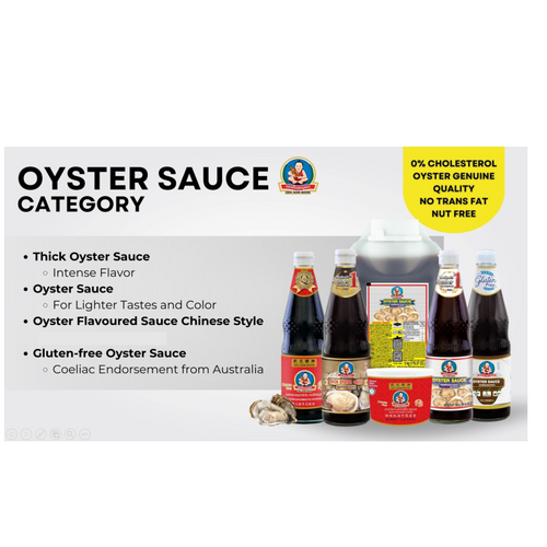 OYSTER SAUCE & VEGETARIAN OYSTER SAUCE