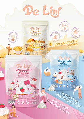De Lini-Whipping cream and Cream cheese powder