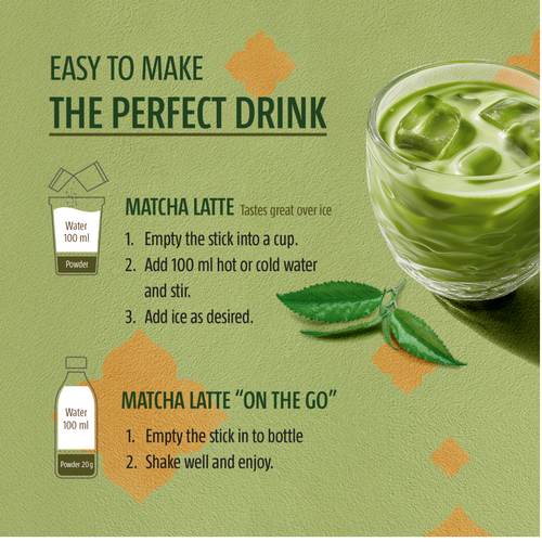 3in1 Matcha Latte – No Color Added