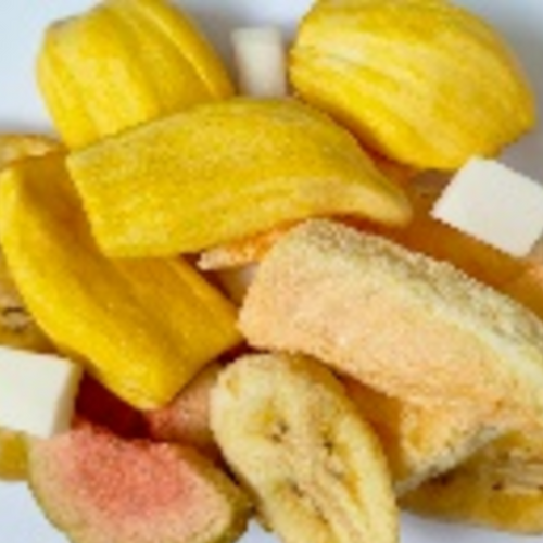 35gMixed fruit混合水果5种（香蕉banana/椰子coconut/波罗蜜Jackfruit/番石榴guava/哈密瓜Hami melon）