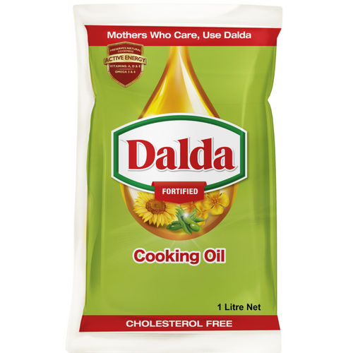 Dalda Cooking Oil 1Ltr Poly Bag