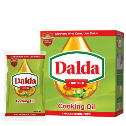 Dalda Cooking Oil 1Ltr Poly Bag