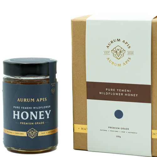Yemeni Wildflower Honey - Premium Grade Raw & Pure Honey 330g / 500g/ 1Kg