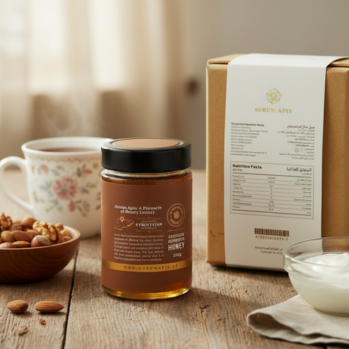 Kyrgyzstani Mountain Honey- Premium Grade- Pure & Raw Honey