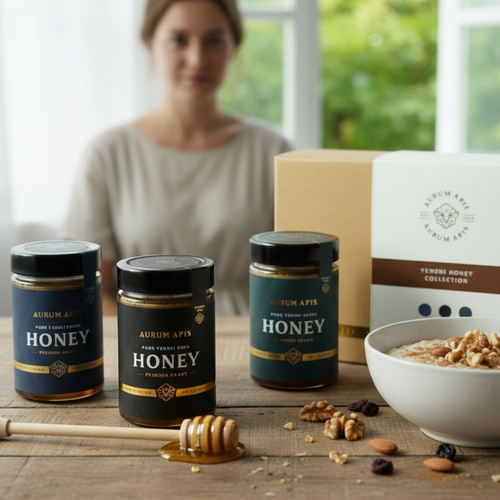 Yemeni Honey - Gift Box (Pack of 3) Premium Grade - Pure & Raw Honey 330g / 500g