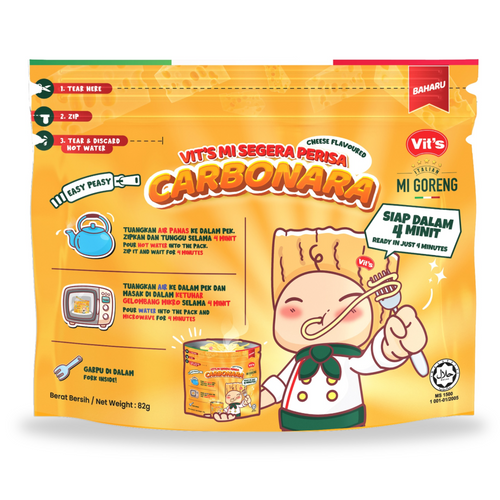 Vit's Easy Peasy Instant Noodles Carbonara (Cheese Flavoured)