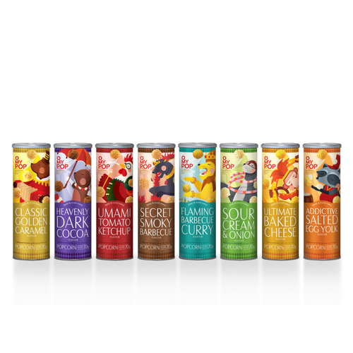OMYPOP GOURMET POPCORN SERIES