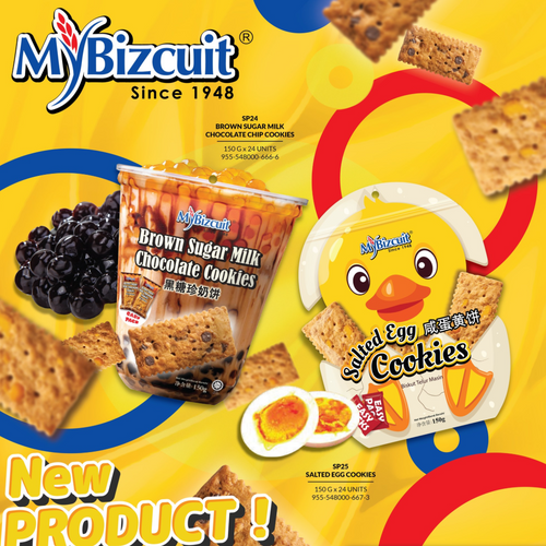 MYBIZCUIT BROWN SUGAR CHOCOLATE COOKIES// SALTED EGG COOKIES
