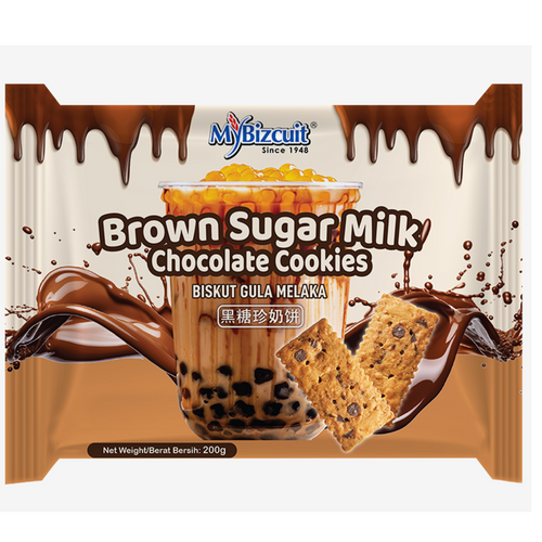 MYBIZCUIT BROWN SUGAR CHOCOLATE COOKIES// SALTED EGG COOKIES