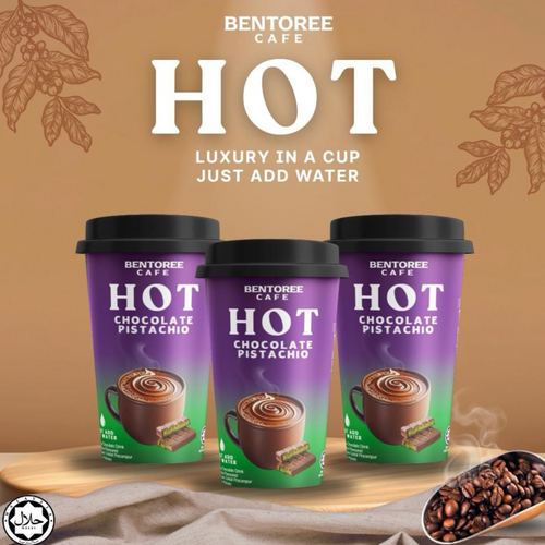 BENTOREE CAFE PREMIX CHOCOLATE DRINK PISTACHIO FLAVOURED