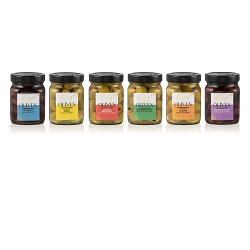 EXCLUSIVE OLIVES GLASS JARS