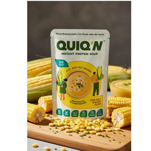 Quiq'N Instant Protein Soup - Creamy Sweet Corn