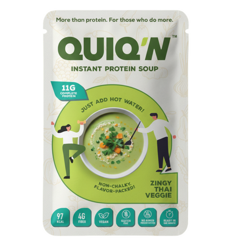 Quiq'N Instant Protein Soup - Zingy Thai Veggie