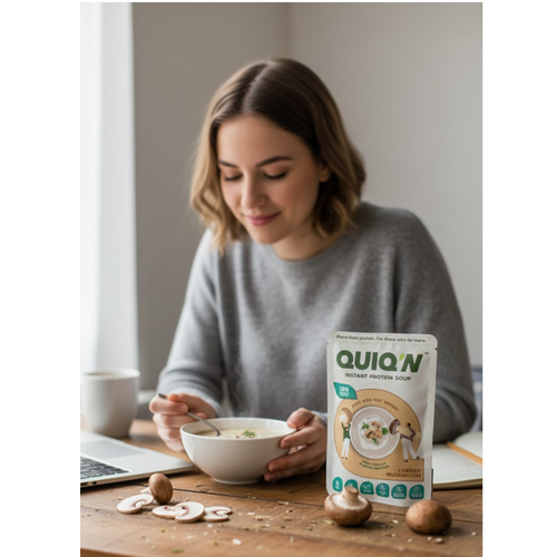 Quiq'N Instant Protein Soup - Cheesy Mushroom