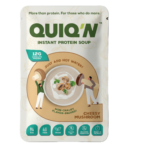 Quiq'N Instant Protein Soup - Cheesy Mushroom