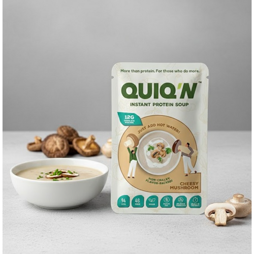 Quiq'N Instant Protein Soup - Cheesy Mushroom