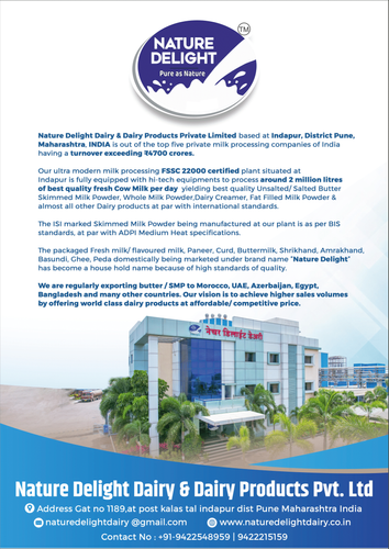 Nature Delight Dairy & Dairy Products Pvt.Ltd.