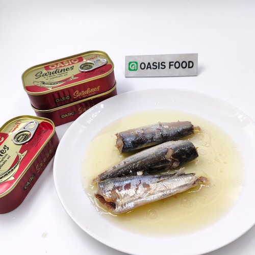 CANNED SARDINES IN VEGETABLE OIL