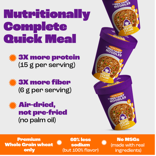High Protein Wholegrain Instant Noodles - Tom Yum Flavor