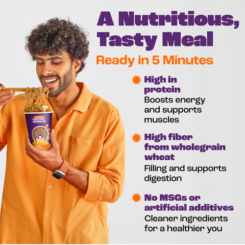 High Protein Wholegrain Instant Noodles - Tom Yum Flavor