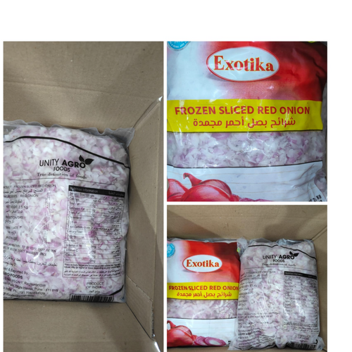 IQF Frozen Sliced Red Onion