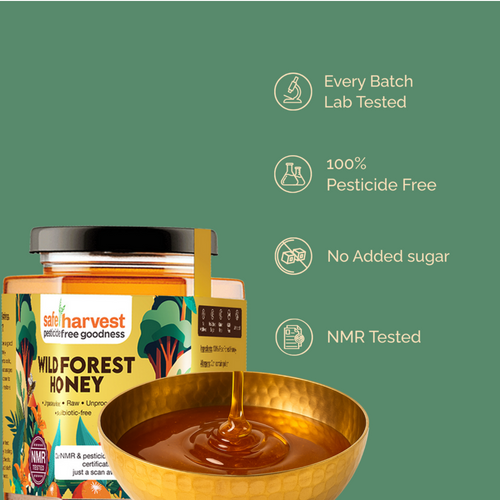Safe Harvest Pesticide Free Wild Forest Honey