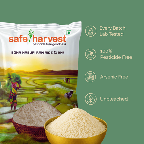 Arsenic Free Sona Masuri Rice