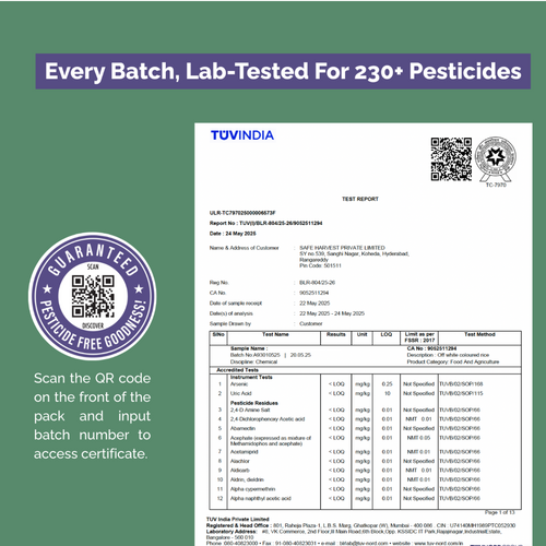 Arsenic Free Sona Masuri Rice
