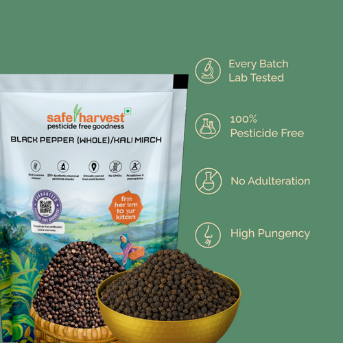 Safe Harvest Pesticide Free Black Pepper