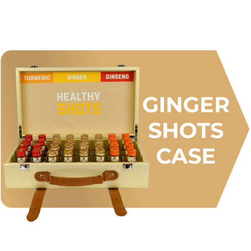 Healthy Mix Shots Kit – Premium Leather Case (32 Shots)