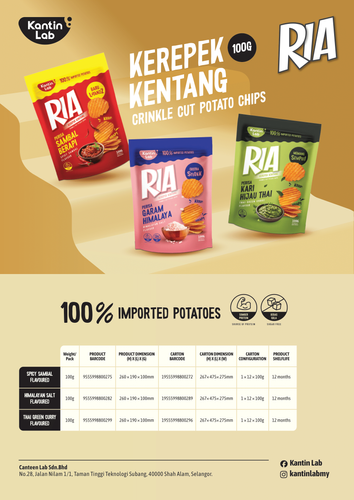 Kantin Lab Potato Chip Catalogue