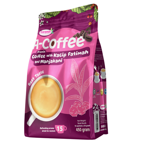 Premix Coffee with Kacip Fatimah and Manjakani