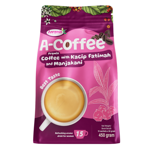 Premix Coffee with Kacip Fatimah and Manjakani