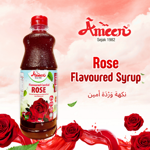 Ameen Rose Flavoured Syrup